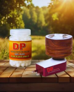 DP Camphor 50g + Wooden Kapoor Dani (Pack of 1)