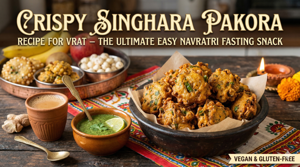 Best Crispy Singhara Pakora Recipe for Vrat