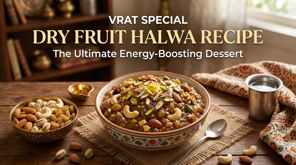 Vrat Special Dry Fruit Halwa Recipe