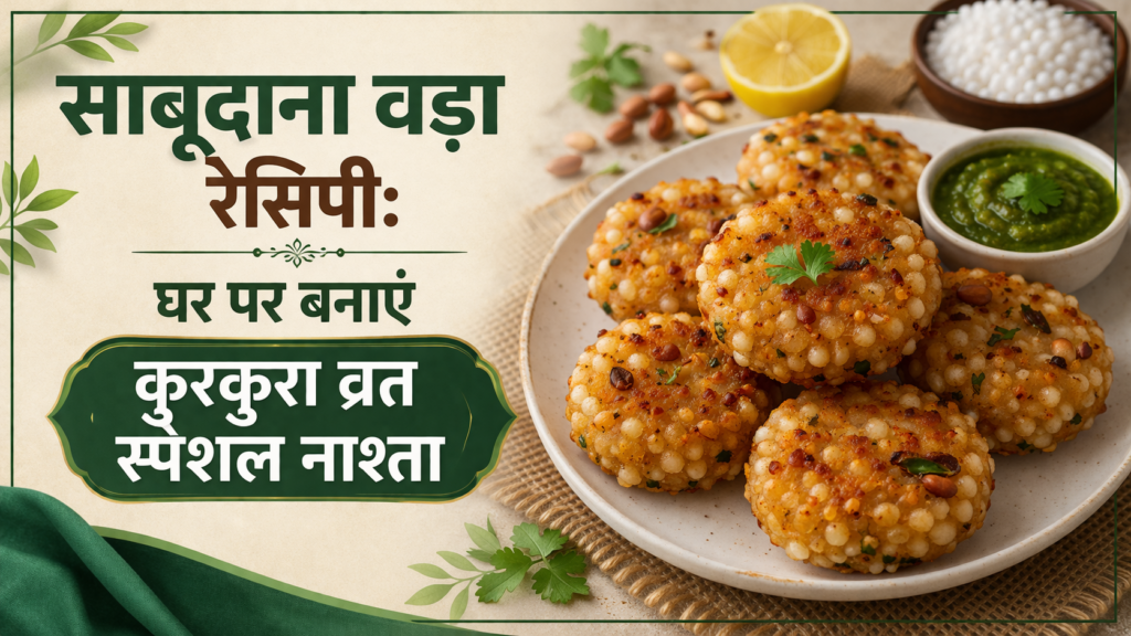 साबूदाना वड़ा रेसिपी